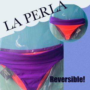 La Perla Reversible Purple Orange Bikini Bottom 12